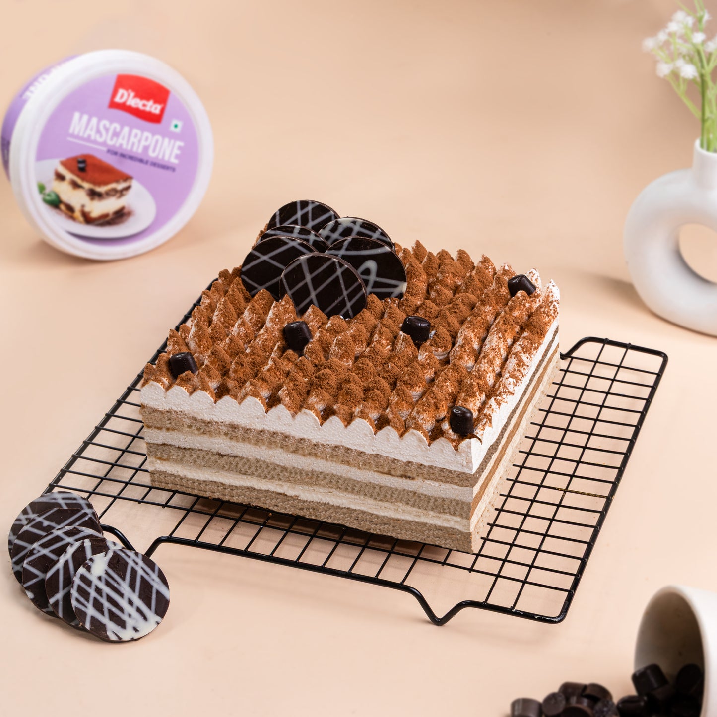 Tiramisu Inspired Cake
