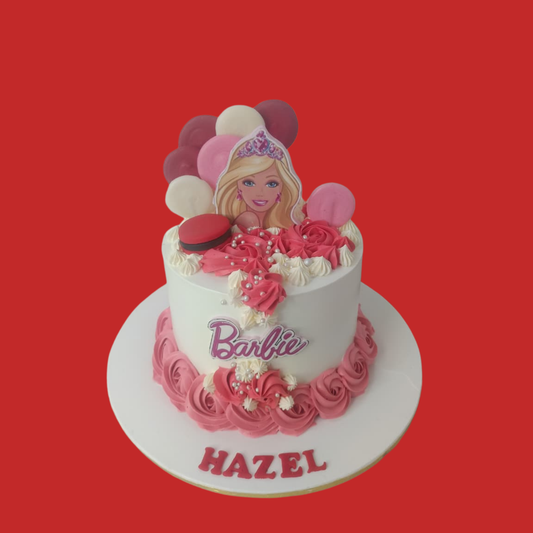 Barbie Girl Theme Cake