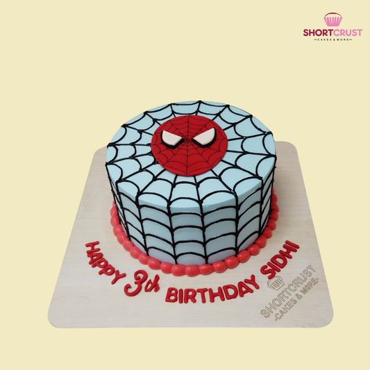 Spider Man Theme Cake