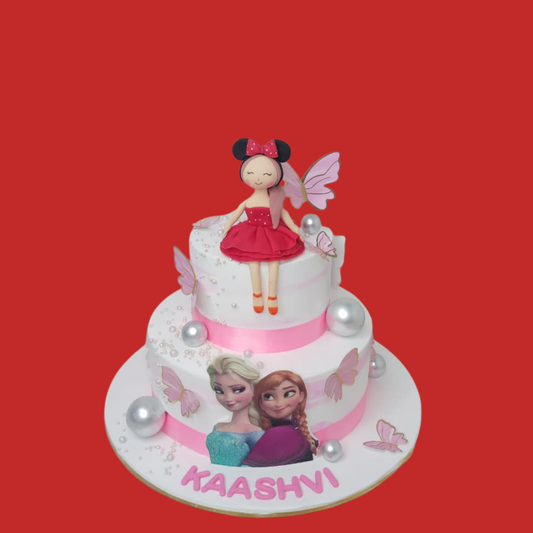 Two-Tiered Birthday Cake