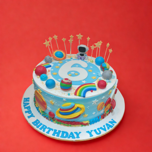 Space Theme Cake