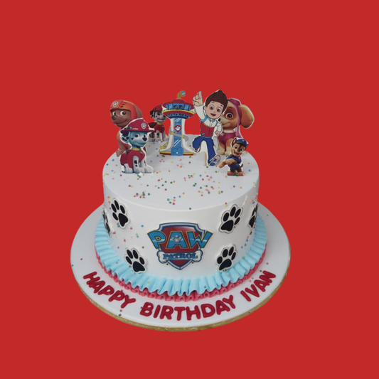 Paw Patrol Theme Cake