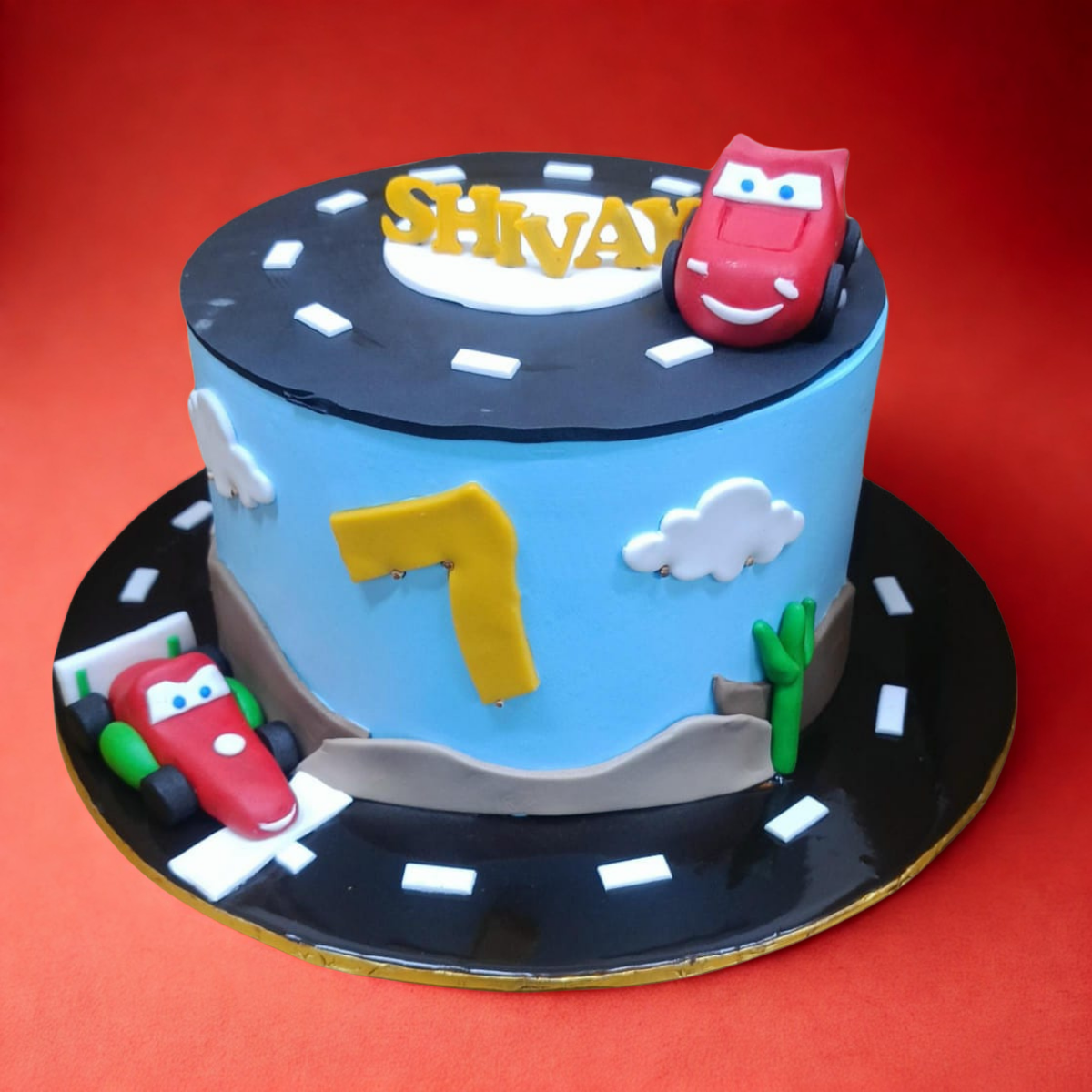 McLaren Racing Car Cake