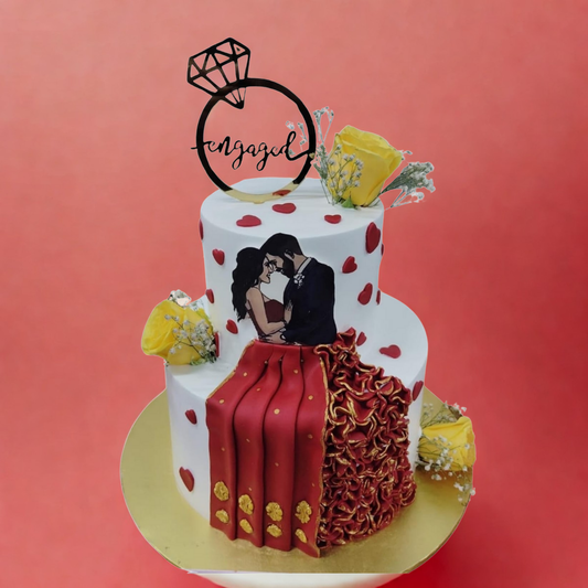 Engagement cake