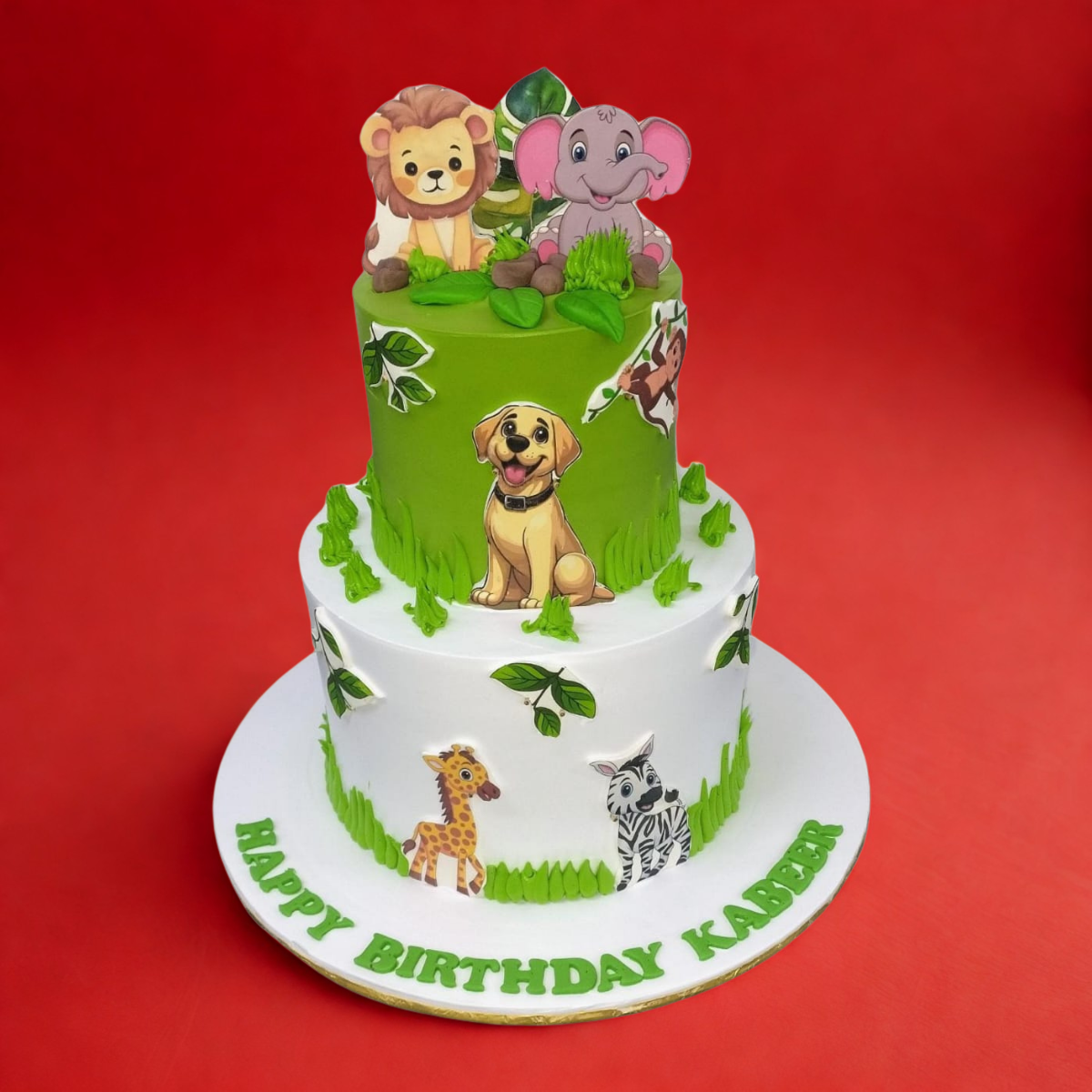 Jungle Theme Cake