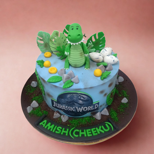 Jurassic World Theme Cake
