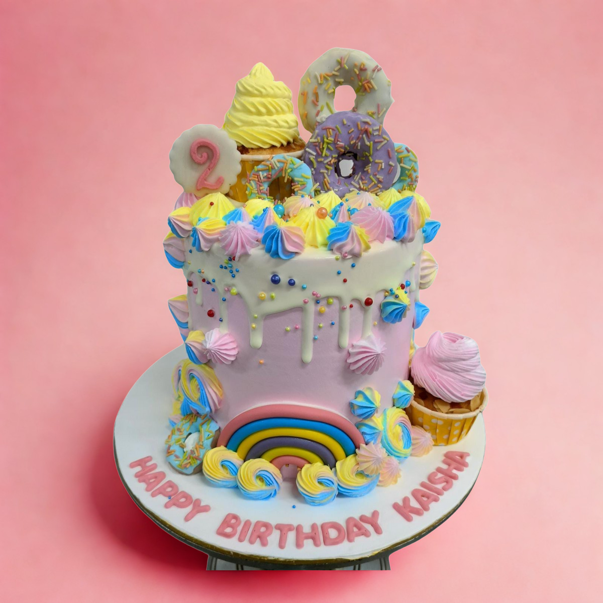 Rainbow Design Cake