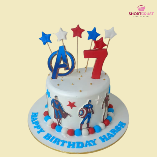 Superman Theme Cake
