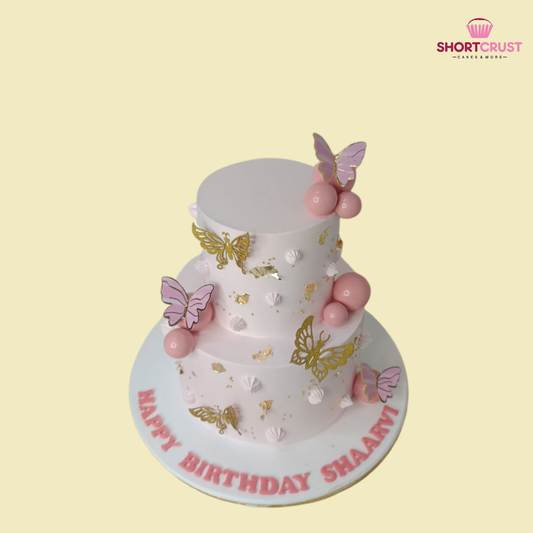 Butterfly Theme Cake