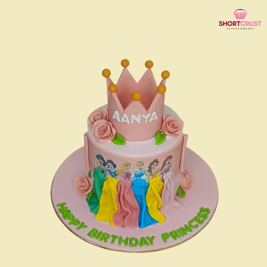 Disney Princess Theme Cake
