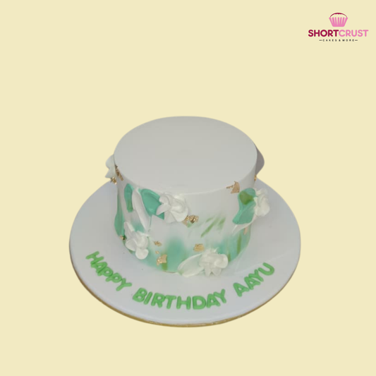 Floral Theme Cake