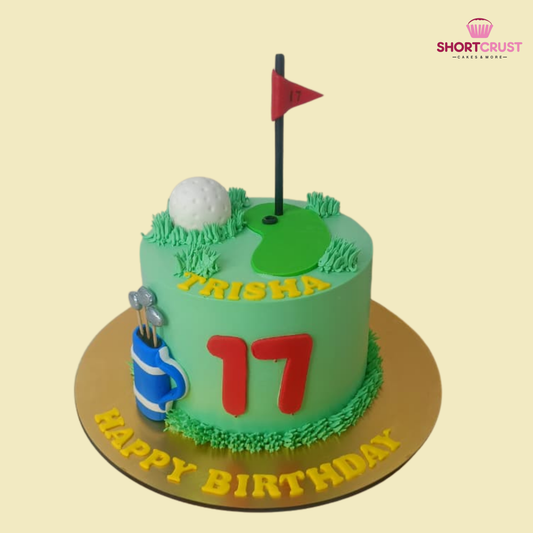 Golf Theme Cake