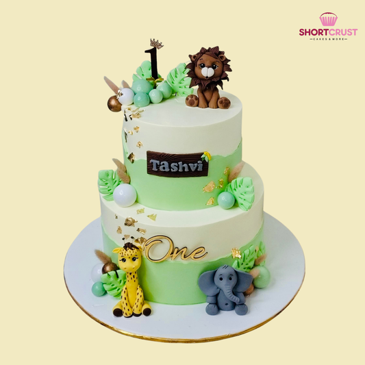 Jungle Theme Cake