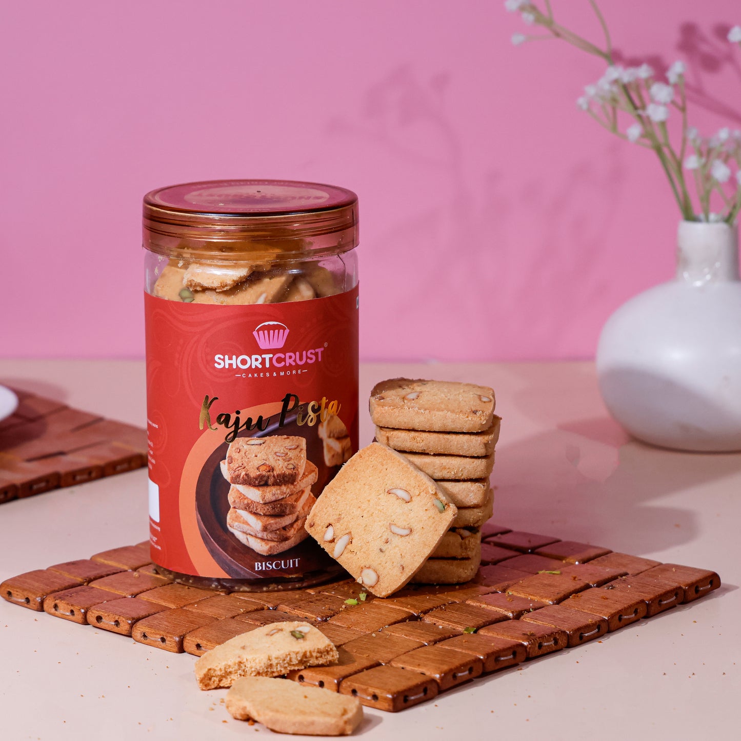 Kaju Pista Cookies (2 x 250 Grams)