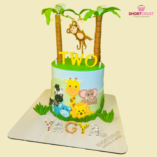 Jungle Theme Cake