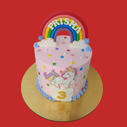 Unicorn Theme Cake