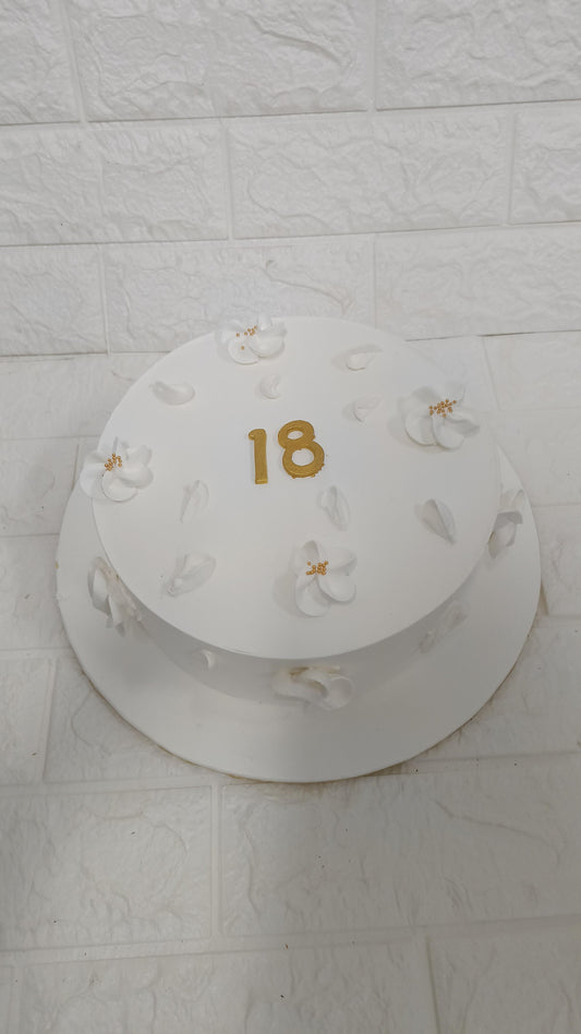 Floral Theme Cake