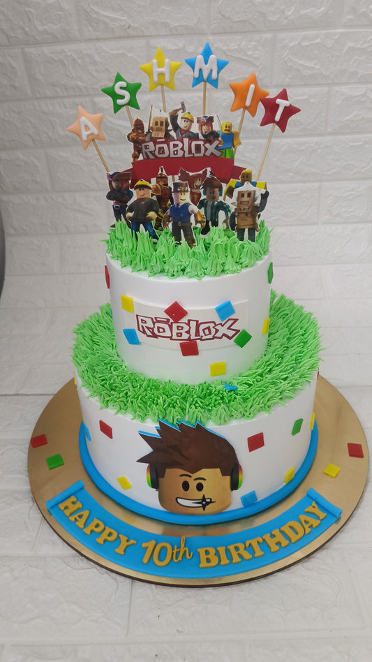 Roblox Theme Cake