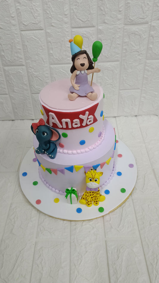 1st Birthday Theme Cake