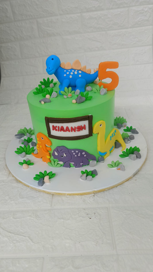 Dinosaur Theme Cake