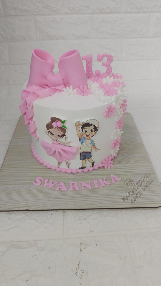 Girl's Birthday Cake