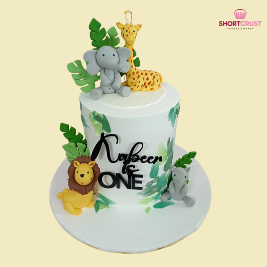 Jungle Theme Cake